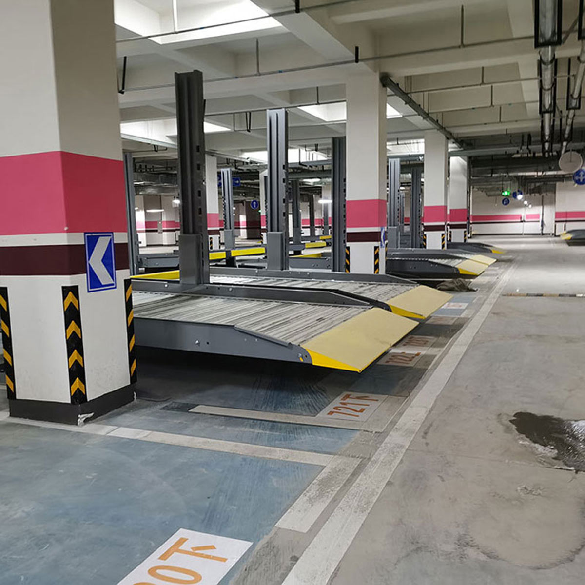 北碚四柱式立體停車位過規(guī)劃