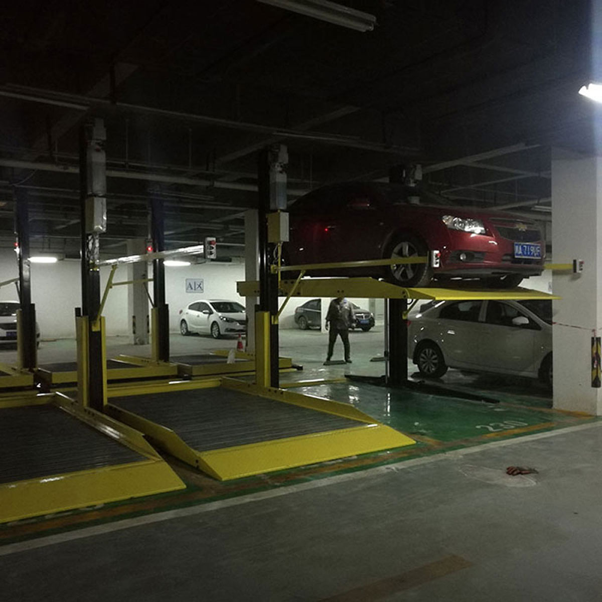 天祝地下室機械式立體車庫改造